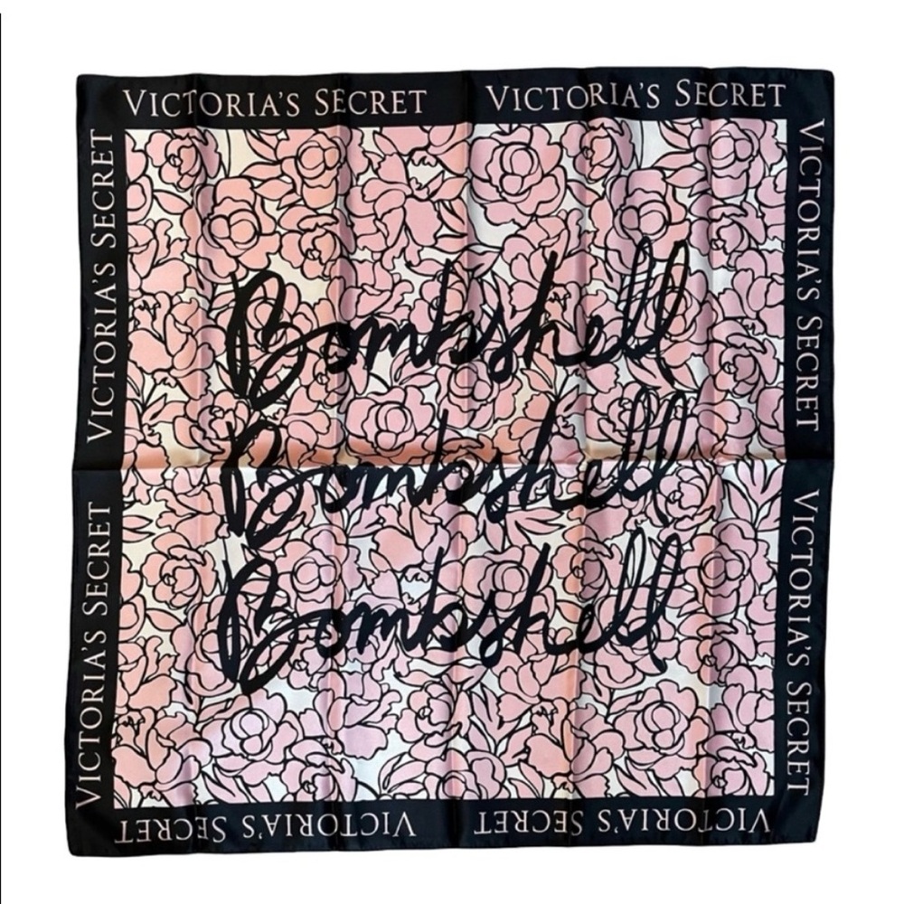 Victoria’s Secret Limited Edition Bombshell Floral Scarf 25” x 25”